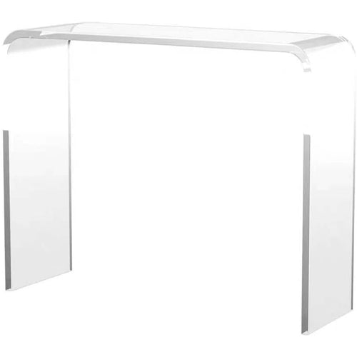 1-Tier Clear Acrylic Console Table