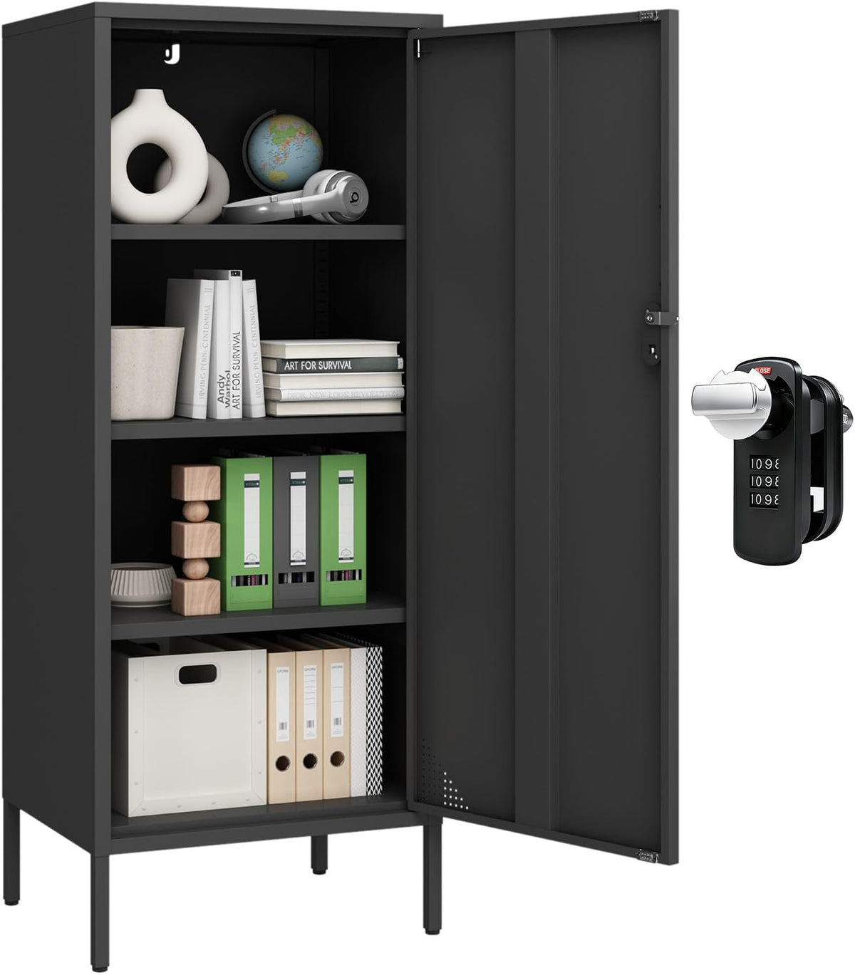 4-Tier Metal Storage Lockers