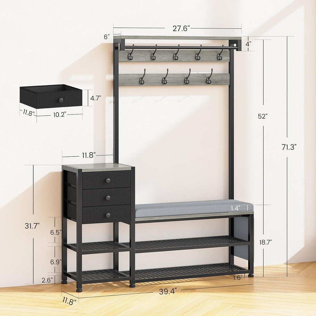Multi Entryway Coat Rack