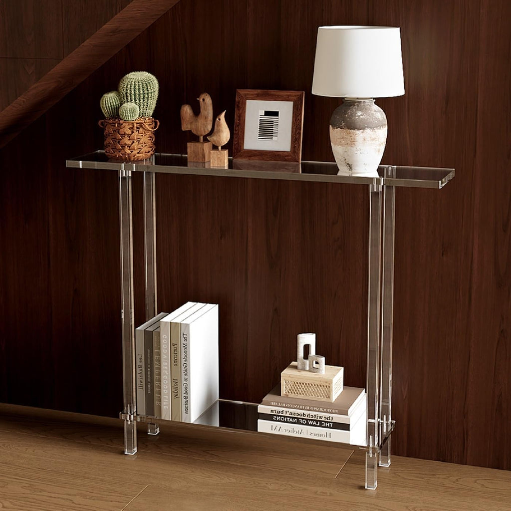 Clear Acrylic 40 Inch Console Table