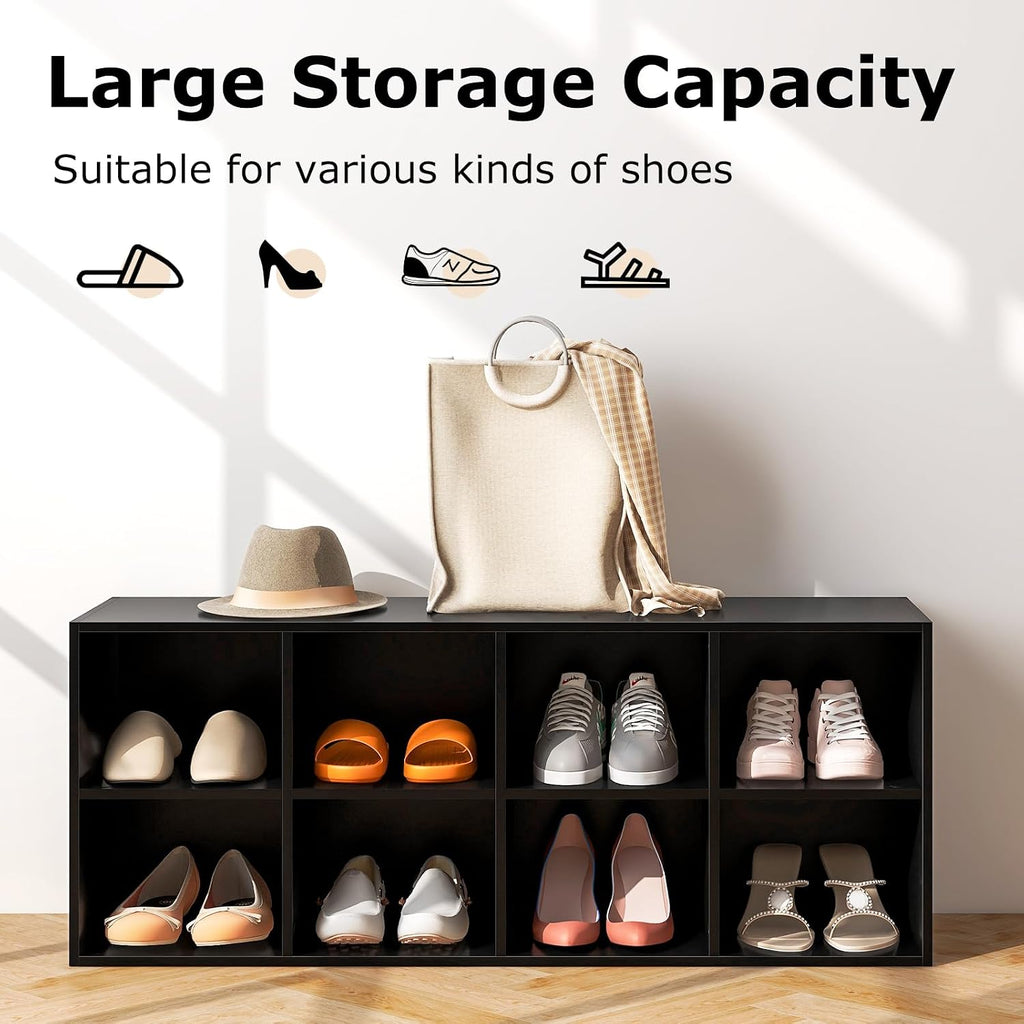 Cubby Shoe Storage Bench