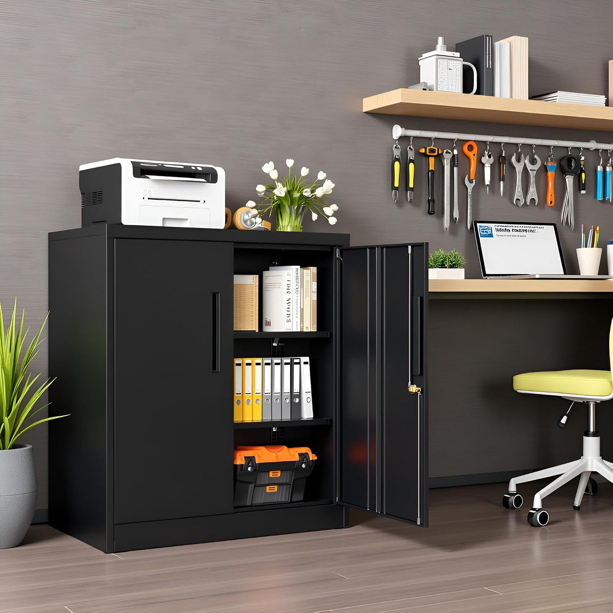 Metal Locking Storage Cabinet