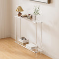 2-Tier Clear Acrylic Console Table