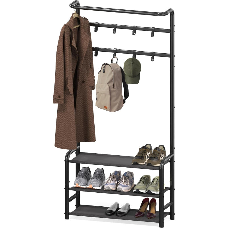 Metal Standing Coat Rack