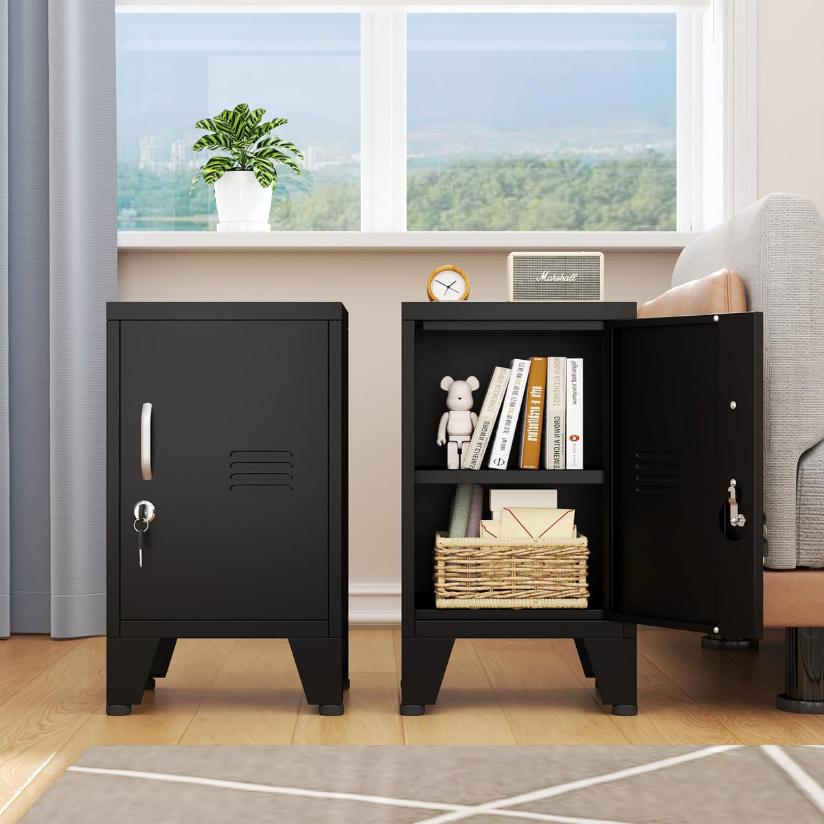 Single Door Metal Storage Locker