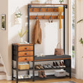 7-in-1 Entryway Hall Tree