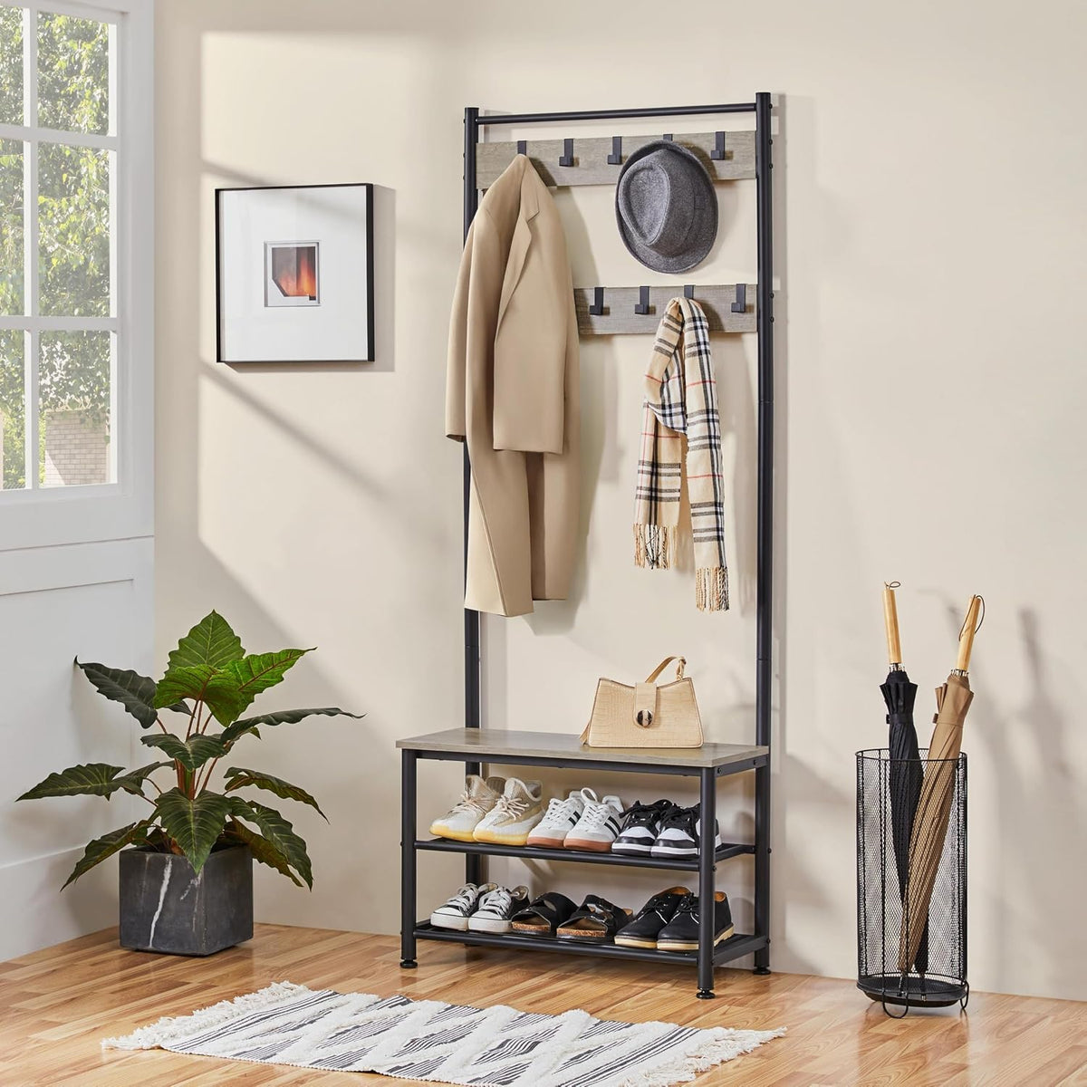 3-in-1 Hall Tree