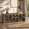 12-Cubby Shoe Bench