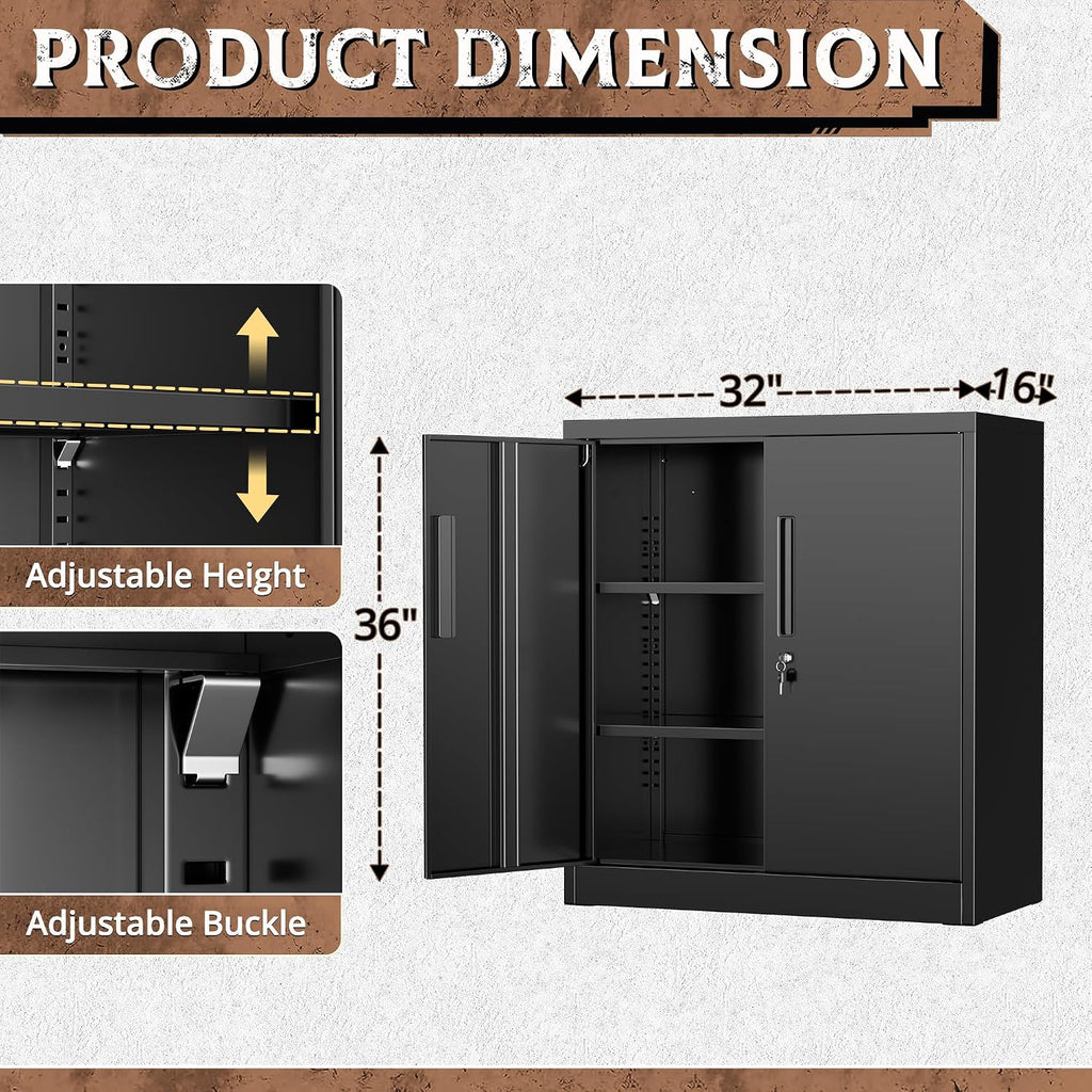 Metal Locking Storage Cabinet