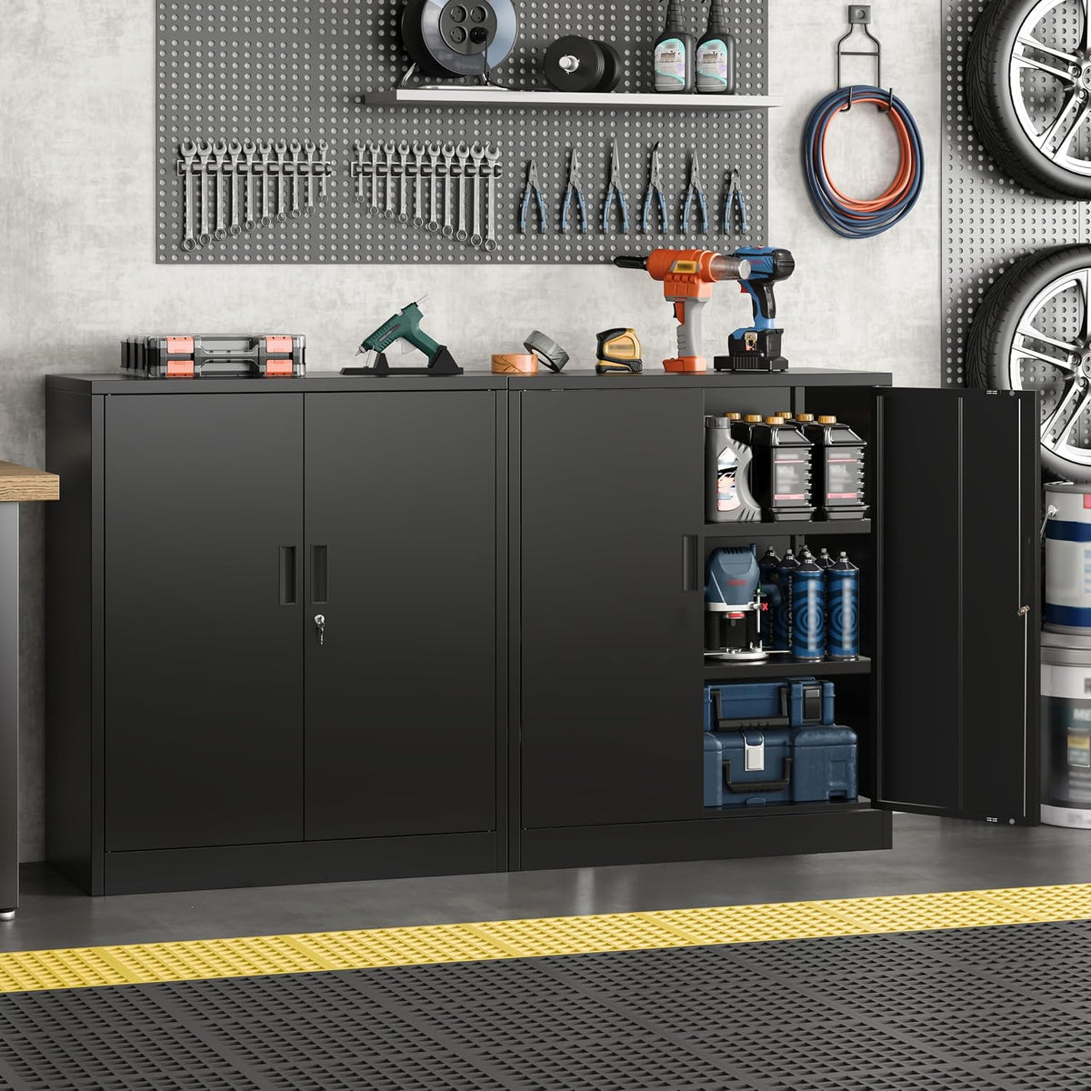 Metal Locking Storage Cabinet